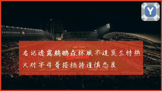 名记透露鹈鹕森林狼不追莫兰特热火对字母哥搭档持谨慎态度
